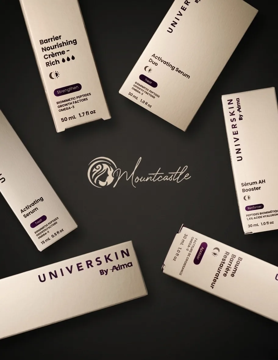 Mountcastle Universkin product photography