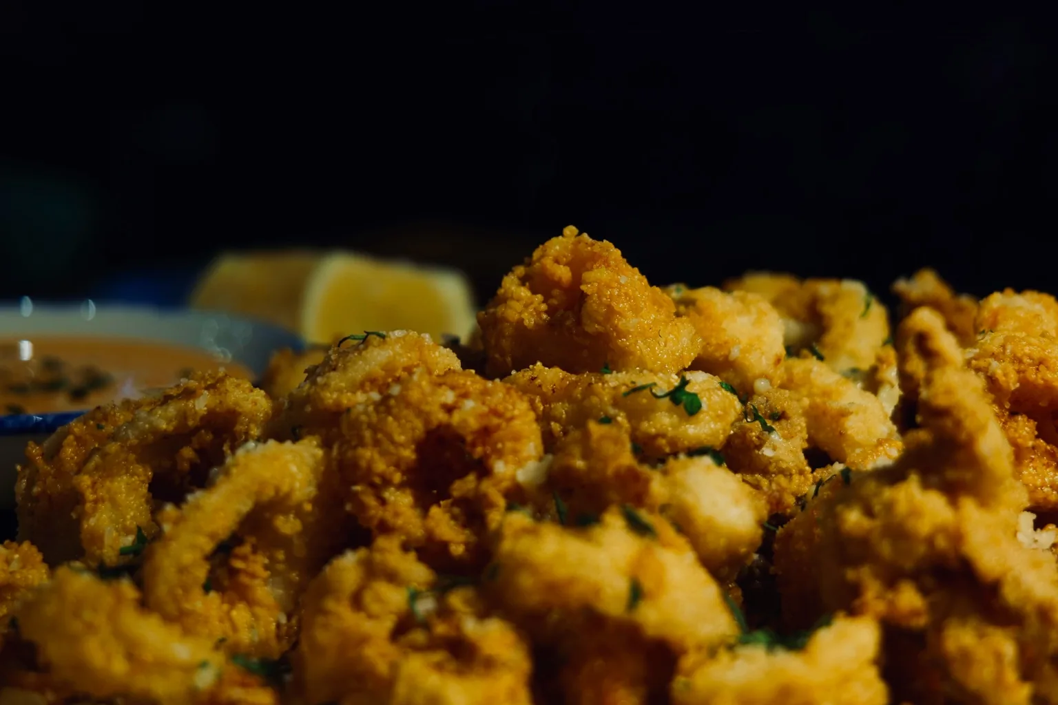 Abbracci fried seafood appetizer